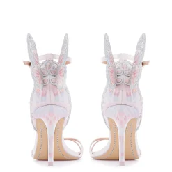 Sophia Webster Chiara Embroidery Mid Sandal< BRIDAL|UP TO SIZE 46
