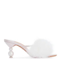Sophia Webster Delicia Marabou Mid Mule< HEN DO EDIT|BRIDAL