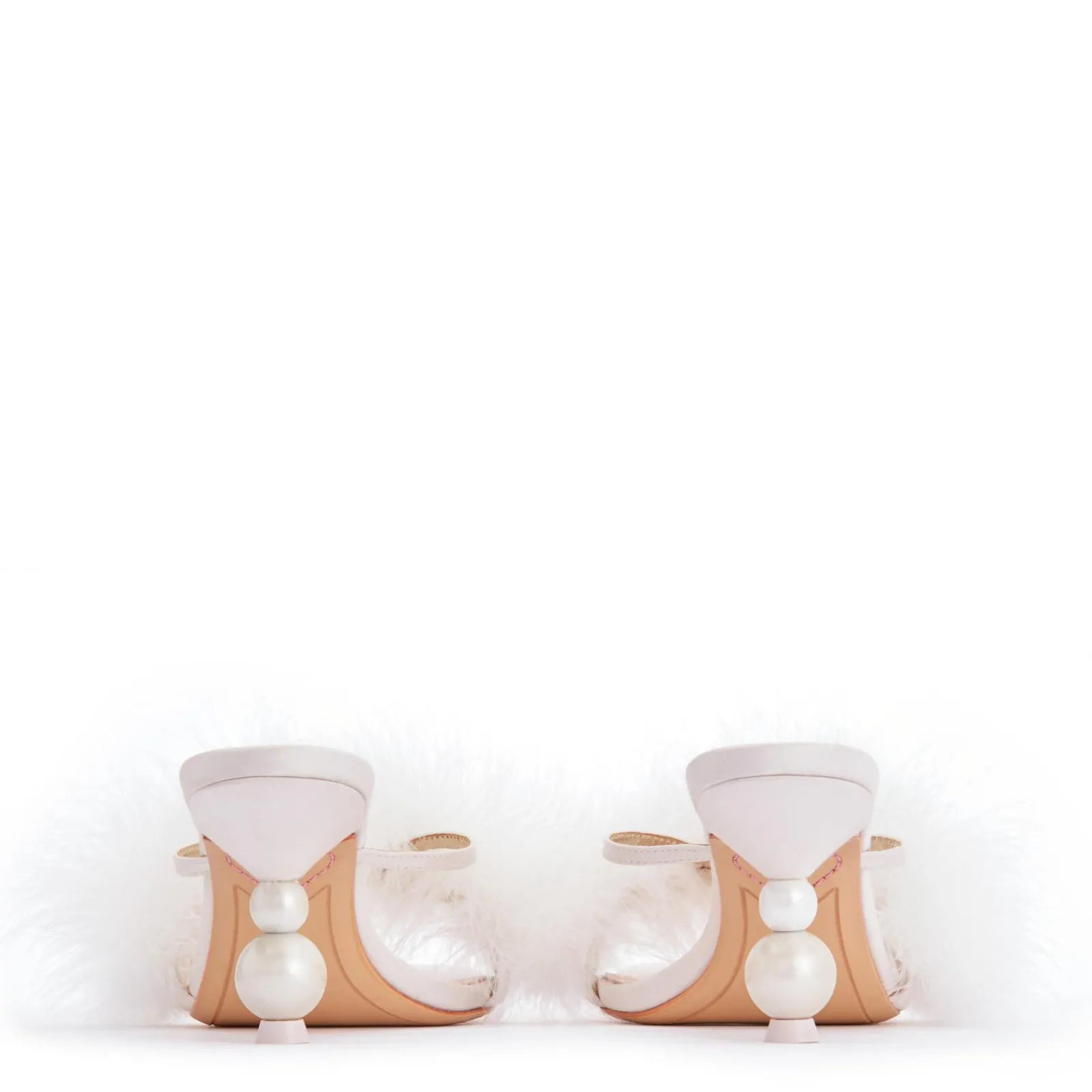 Sophia Webster Delicia Marabou Mid Mule< HEN DO EDIT|BRIDAL