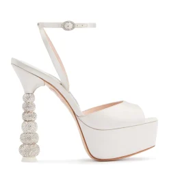 Sophia Webster Deya Crystal Platform Sandal< BRIDAL|PLATFORMS