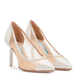 Sophia Webster JASMINE CRYSTAL MID PUMP< BRIDAL|PUMPS