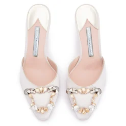 Sophia Webster Margaux Mid Mule< HEN DO EDIT|BRIDAL